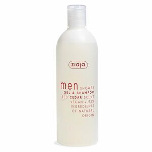 ZIAJA Men Sprchový gel a šampon Red Cedar 400 ml obraz
