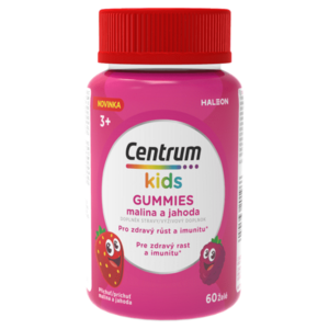 CENTRUM Kids gummies multivitamín pro děti malina a jahoda želé 60 kusů obraz