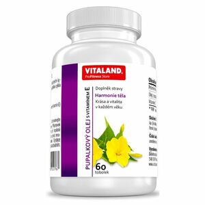 VITALAND Pupalkový olej s vitaminem E 60 tobolek obraz