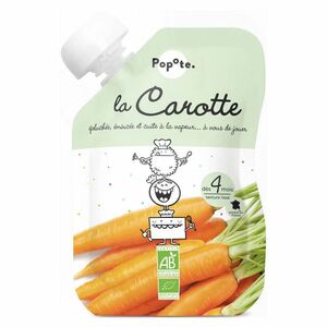 POPOTE Zeleninová kapsička mrkev od 4.měsíce BIO 120 g obraz