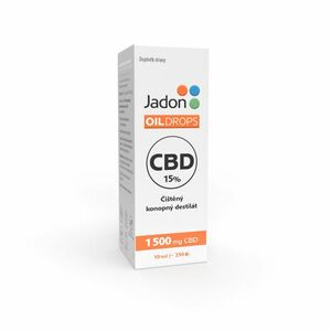 JADON Oil drops konopný destilát CBD 15% 10 ml obraz