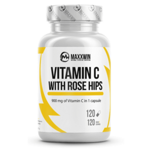 MAXXWIN Vitamin C s extraktem z šípku 120 kapslí obraz