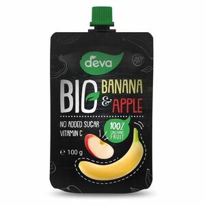 DEVA Ovocná kapsička 100% ovoce Banán, Jablko od 3 let BIO 100 g obraz