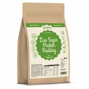 GREENFOOD NUTRITION Low sugar proteinový puding vanilka 400 g obraz