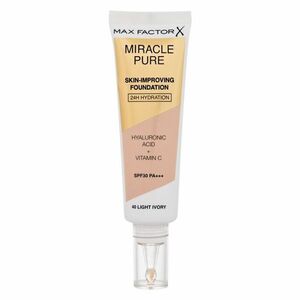 MAX FACTOR Miracle Pure SPF30 Skin-Improving Foundation 40 Light Ivory make-up 30 ml obraz