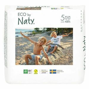 ECO BY NATY Natahovací plenkové kalhotky Junior 12 - 18 kg 20 kusů obraz
