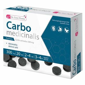 DR.CANDY PHARMA Carbo medicinalis 300 mg 20 tablet obraz