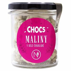 NATU Chocs maliny v 33% bílé čokoládě sklenička 100 g obraz