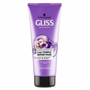 GLISS Blonde Perfector fialová maska 2v1 200 ml obraz
