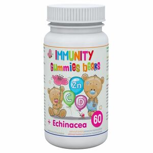 CLINICAL Immunity gummies bears + echinacea 60 pektinových bonbónů obraz