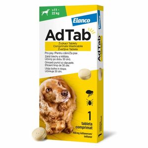 ADTAB 450 mg žvýkací tableta pro psy (11–22 kg) 1 kus obraz
