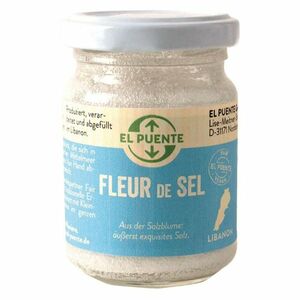 EL PUENTE Fleur de sel z Libanonu mořská sůl 100 g obraz