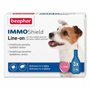 BEAPHAR Line-on Immo Shield pes S 1, 5 ml 3 pipety obraz