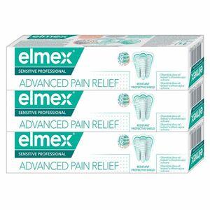 ELMEX Sensitive Professional Advanced Pain Relief zubní pasta pro citlivé zuby 3 x 75 ml obraz