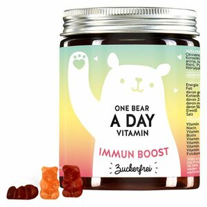 BEARS WITH BENEFITS One Bear a Day Vitaminy pro podporu imunity bez cukru 90 kusů obraz