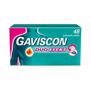 GAVISCON Duo Efekt žvýkací tablety 48 kusů obraz