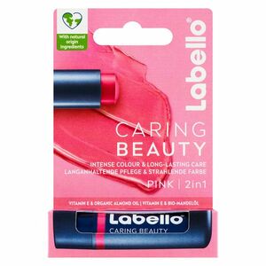 LABELLO Caring Beauty Barevný balzám na rty Pink 5, 5 ml obraz