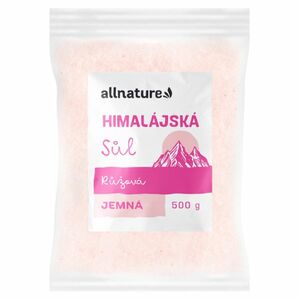 ALLNATURE Himalájská sůl růžová jemná 500 g obraz
