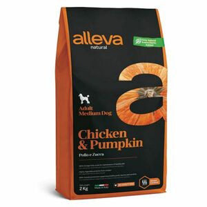 ALLEVA Natural Adult Medium Chicken&Pumpkin granule pro psy 2 kg obraz
