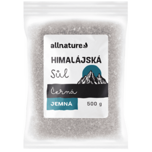 ALLNATURE Himalájská sůl černá jemná 300 g obraz