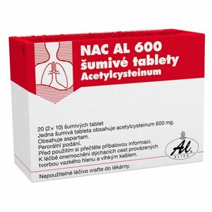 NAC AL 600 mg šumivé tablety 20 kusů obraz