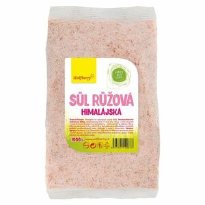 WOLFBERRY Himalájská sůl růžová jemná 1 kg obraz