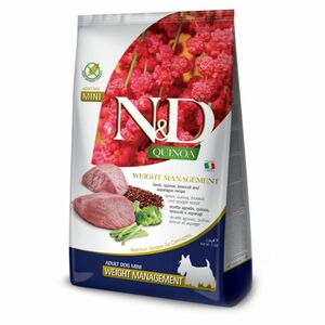N&D Quinoa Weight Management Lamb & Broccoli Mini pro malá plemena psů 2, 5 kg obraz