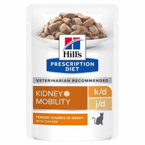HILL'S Prescription Diet k/d kuře kapsička pro kočky 12 x 85 g obraz