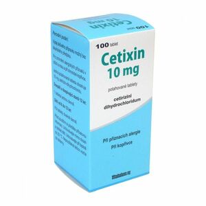 CETIXIN Potahované tablety 10 mg 100 ks obraz