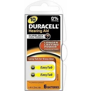 Duracell Baterie do naslouchadla DA10 Easy Tab 6 ks obraz