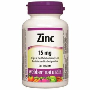 Webber Naturals Zinek 15 mg 90 tablet obraz