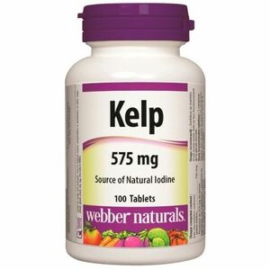 Webber Naturals Kelp 575 mg 100 tablet obraz