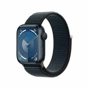 Apple Watch Series 9 GPS 41mm hliníkové pouzdro se sportovním řemínkem, tmavé obraz