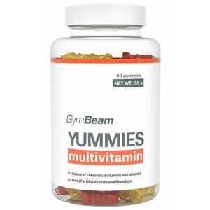 GymBeam Yummies Multivitamin medvídci 60 ks obraz