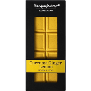 Bio Benjamin Benjamíssimo čokoláda s kurkumou, zázvorem a citronovým olejem Bio 60 g obraz