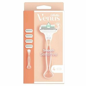 Gillette Venus Venus Smooth Sensitive Holicí strojek + 4 holicí hlavice obraz