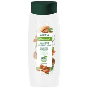Aroma Šampon na mastné kořínky a suché konce vlasů Mandle & kokosové mléko 400 ml obraz