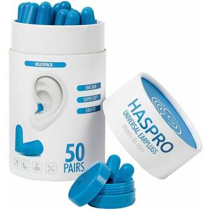 Haspro Tube50 Špunty do uší, modré 100 ks obraz