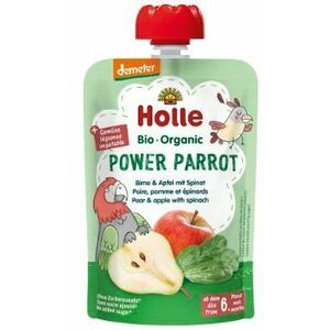 Holle Bio pyré - Power Parrot - Hruška s jablkem a špenátem 100 g obraz