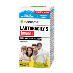 NatureVia Laktobacily 5 Imunita 60 kapslí obraz