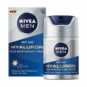 Nivea Hyaluron Hydratační krém proti vráskám SPF15 pro muže 50 ml obraz