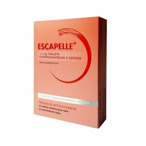 Escapelle 1.5 mg 1 dispergovatelná tableta obraz