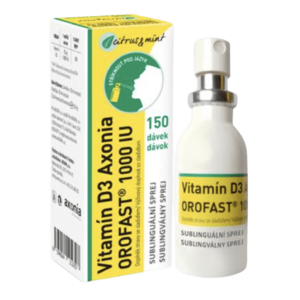 Orofast Vitamin D3 AXONIA 1000 IU sublinguální sprej 150 dávek 30 ml obraz