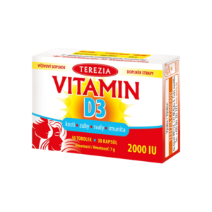Terezia Vitamín D3 2000 IU 30 tobolek obraz