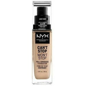 NYX Professional Makeup Can't Stop Won't Stop 24 hour Foundation Vysoce krycí make-up - 04 Light Ivory 30 ml obraz