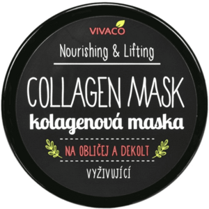 Vivaco Kolagenová maska na obličej a dekolt 100 ml obraz