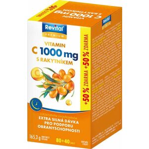 Revital Premium Vitamin C 1000 mg + Rakytník 120 tablet obraz
