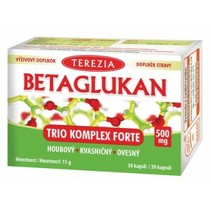 Terezia Betaglukan Trio Komplex Forte 500 mg 30 kapslí obraz