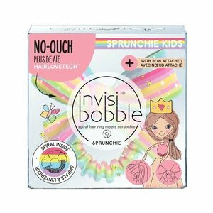 Invisibobble ® Gumička KIDS SLIM SPRUNCHIE w. BOW Let‘s Chase Rainbows obraz