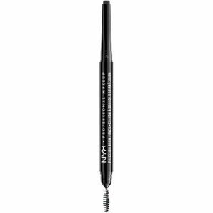 NYX Professional Makeup Precision Brow Pencil - Oboustranná tužka na obočí - Black 0.13 g obraz
